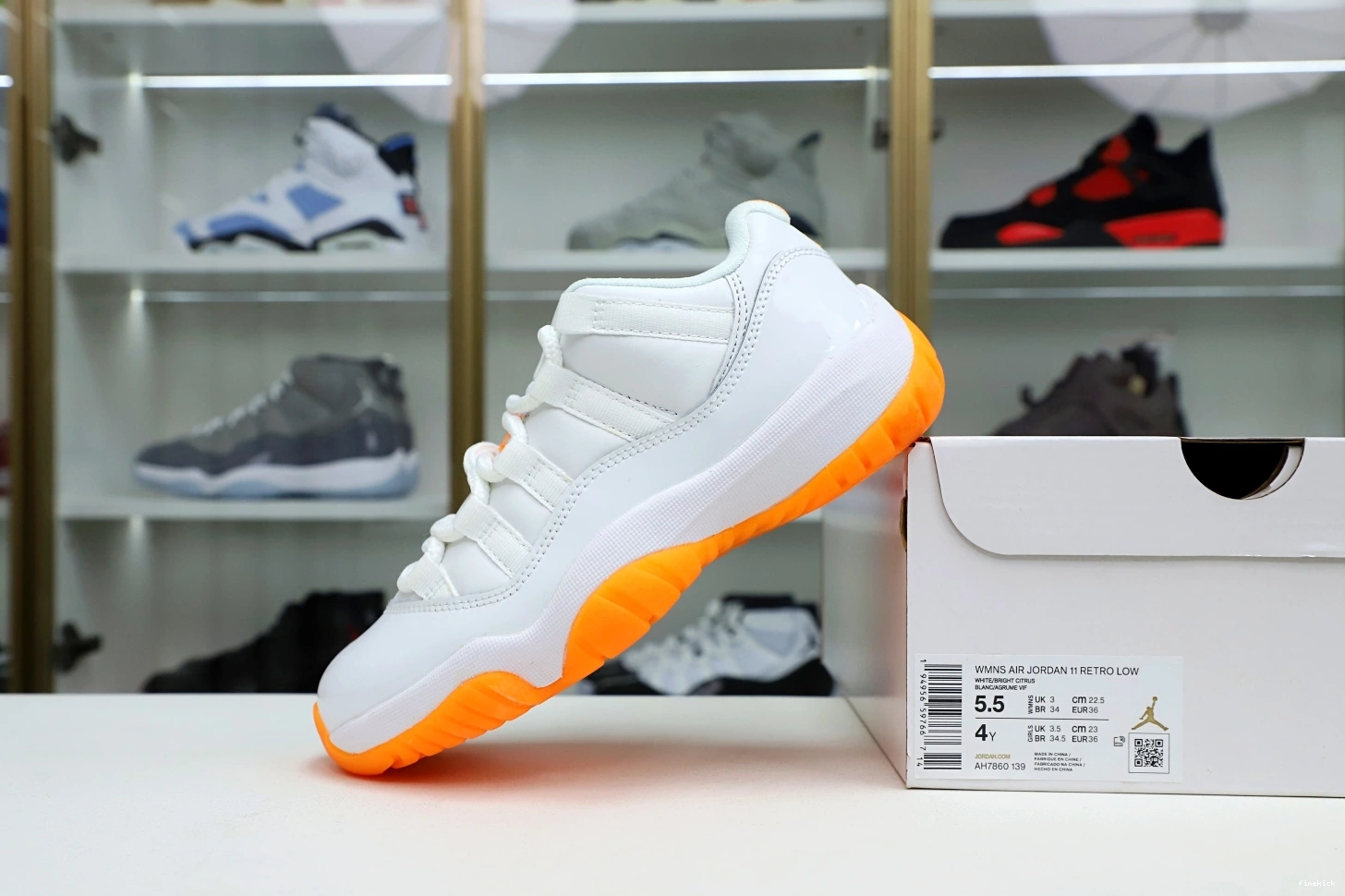 'BRIGHT CITRUS' AIR WMNS 11 RETRO JORDAN LOW 0905